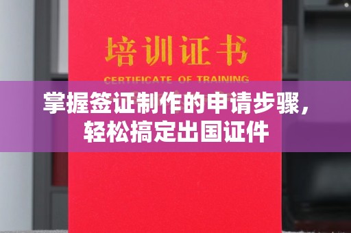 海林掌握签证制作的申请步骤，轻松搞定出国证件