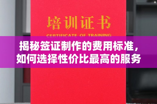 海林揭秘签证制作的费用标准，如何选择性价比最高的服务？