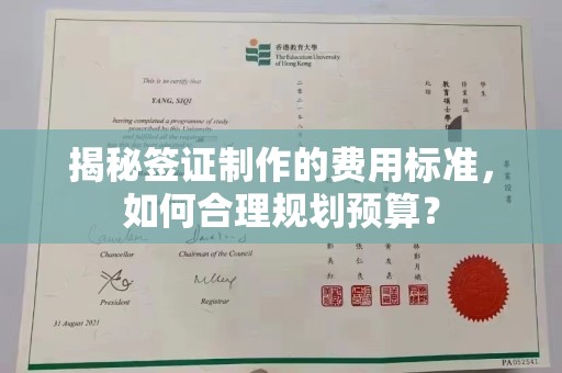 海林揭秘签证制作的费用标准，如何合理规划预算？