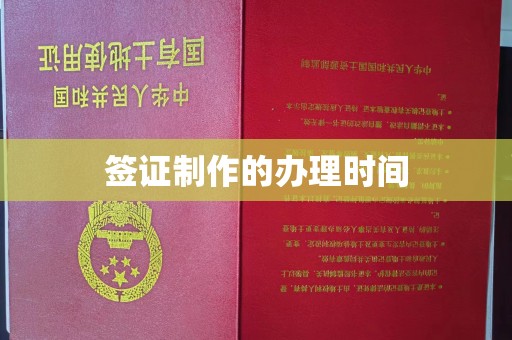 海林签证制作的办理时间
