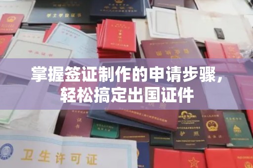 海林掌握签证制作的申请步骤，轻松搞定出国证件