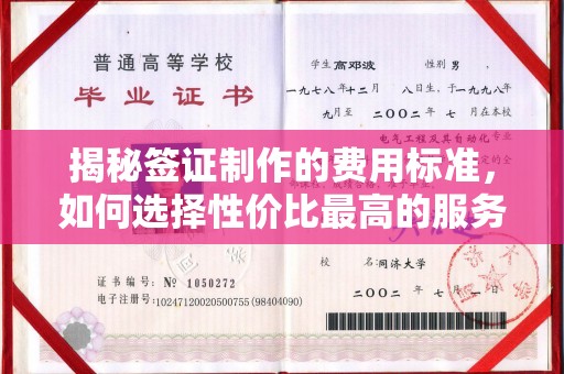 海林揭秘签证制作的费用标准，如何选择性价比最高的服务？
