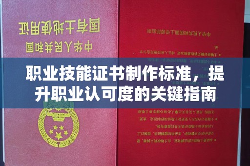 海林职业技能证书制作标准，提升职业认可度的关键指南