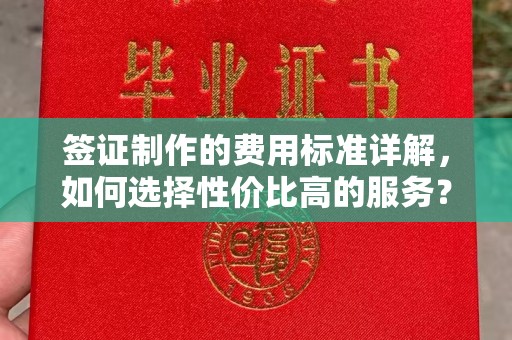 海林签证制作的费用标准详解，如何选择性价比高的服务？