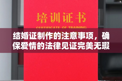 海林结婚证制作的注意事项，确保爱情的法律见证完美无瑕